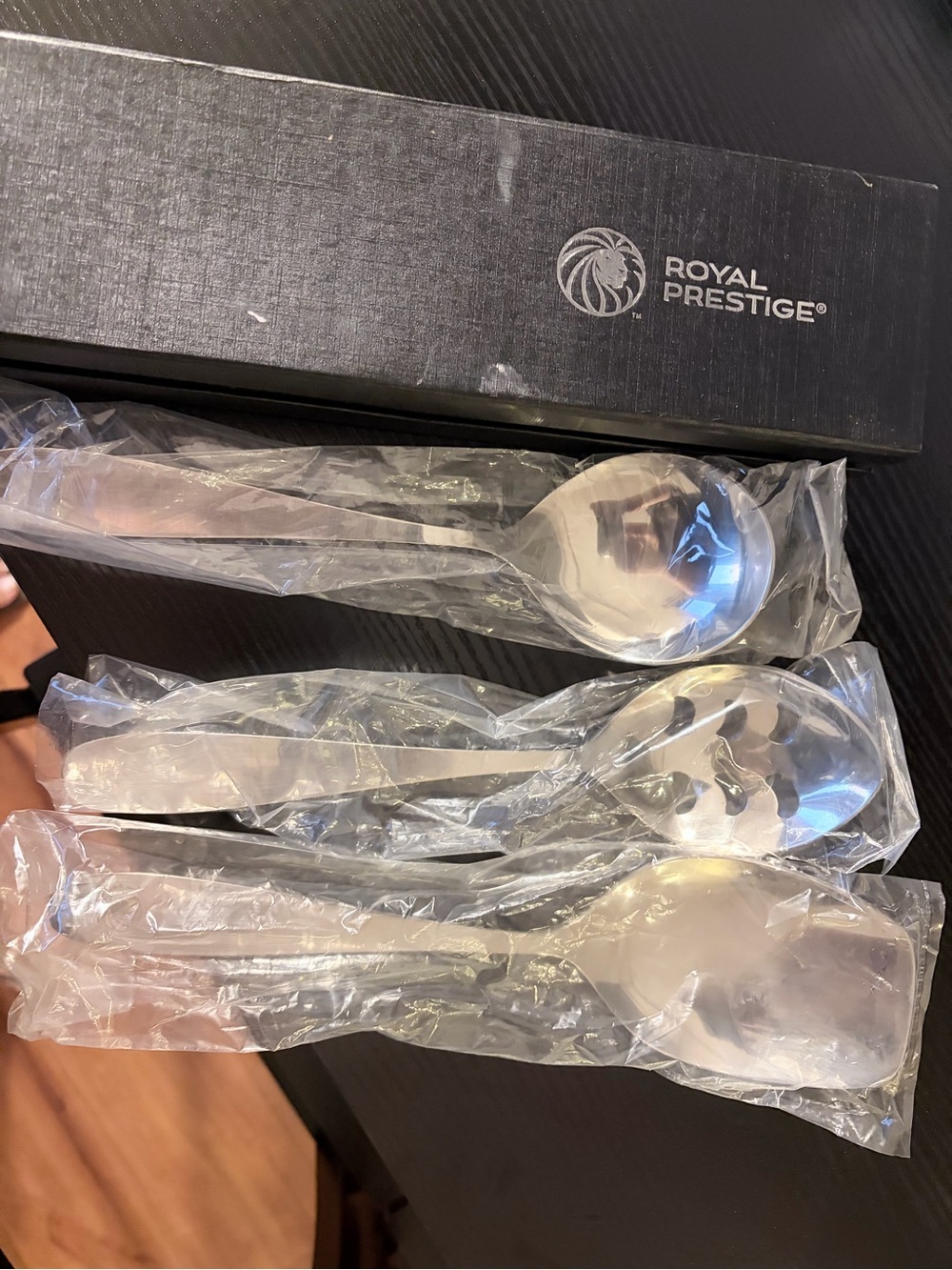Royal Prestige Stainless Steel Serving Spoon Set - Silver